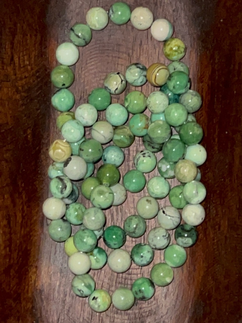 Variscite authentic gemstone beaded bracelets